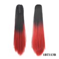 thumbnail image 6 of LANFENG Ombre Brown-Light Blonde Ponytail Claw Hair Piece for Women, Synthetic, Curly Wavy 24inch, 6 of 11