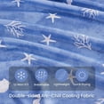 thumbnail image 3 of Elegear Cooling Blanket, Twin Size Q-Max>0.5 Japanese Arc-Chill Summer Blankets for Hot Sleepers, Double Sided Cold Blankets - Blue, 3 of 8