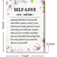 thumbnail image 2 of SELF-LOVE Definition Canvas Wall Art Inspirational Canvas Artwork Picture Poster Decor for Home Bedroom Girl Room Office,12 x 15 Inch, 2 of 6