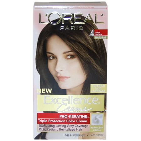 Excellence Creme Triple Protection Color - 4 Dark Brown - Natural by ...