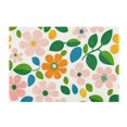thumbnail image 7 of Yayeee Bath Rug for Bathroom Floor Non Slip Rectangle Fluffy Soft Absorbent Mat, 16"x24", Retro Orange Floral, 7 of 7
