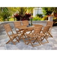 thumbnail image 2 of East West Furniture 7 Piece Patio Dining Set, 2 of 7