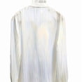 thumbnail image 4 of Women'S Solid Color Casual Blouse Stand Collar Long Sleeve Ruffle Trim Shirt Elegant Top White XXL, 4 of 8