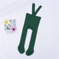 thumbnail image 3 of Kmbangi Toddler Girl Leggings Suspender Pants, Solid Color Straps Leggings Overalls, Spring Fall Outfit Clothes, 3 of 4