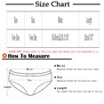 thumbnail image 2 of uublik Period Thong Underwear for Women Blue No Show Thong Underwear Stretch Breathable Low Rise Panties, 2 of 2