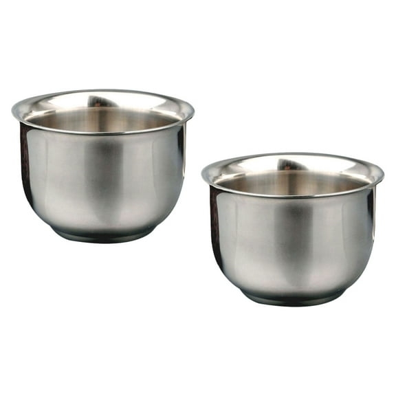 2Pcs Stainless Steel Glasses Double Wall Coffee Mugs Insulated Tea Cup Decorative Teaware for Water Tea Coffee Espresso 6. 5CM 75ML
