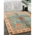 thumbnail image 2 of Ahgly Company Indoor Square Abstract Sage Green Oriental Area Rugs, 4' Square, 2 of 6