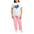 thumbnail image 4 of CafePress - Orca Women's Light Pajamas - Women's Short Sleeve Print T-Shirt and Pants Light Cotton Pajama Set, 4 of 7