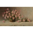 thumbnail image 2 of Amédée Joullin 14x10 Gold Ornate Wood Frame and Double Matted Museum Art Print Titled - Still Life with Pink Roses (1891), 2 of 4