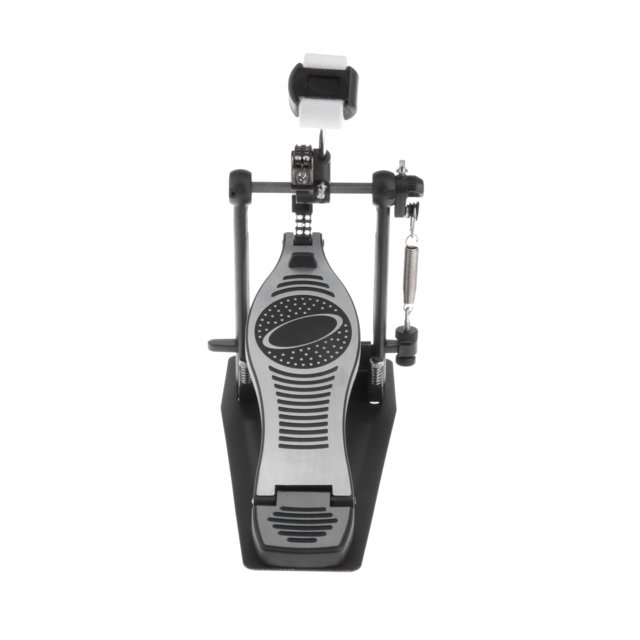 Juego de bombo de resorte único Pedal de transmisión de cadena dual Estilo negro profesional Yuyangstore Pedal de bombo individual
