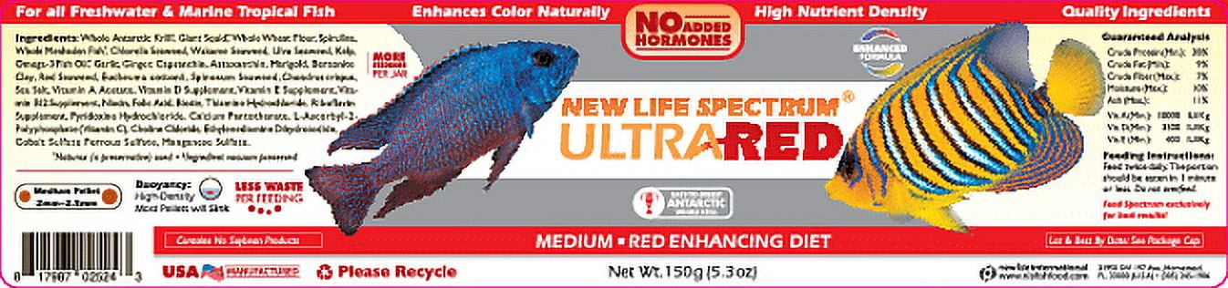 NEW LIFE SPECTRUM ULTRA RED MEDIUM 150G