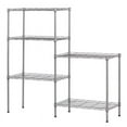 thumbnail image 4 of Ktaxon 60"x22"x12" Heavy Duty 5-Tier Wire Shelving Rack Adjustable Shelf Storage Silver, 4 of 15