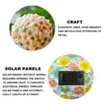 thumbnail image 7 of Solar Powered Flower Ornaments for Homestays Gardens Courtyards Resin Decorations Colored Lights Flowers Dragonflies Butterflies Garden Ornaments, 7 of 7