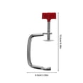 thumbnail image 2 of TEHAUX Pasta Making Device Clip Pasta Maker Accessory Red 1Pack, 2 of 8