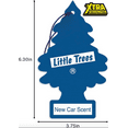 thumbnail image 4 of New Car Extra Strength Little Trees Air Freshener 10689 Pack of 120, 4 of 8