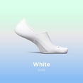 thumbnail image 3 of Feetures Elite Light Cushion Invisible Socks - Anti-Slip Sport Sock Liner with Targeted Compression - White, M (1 Pair), 3 of 8