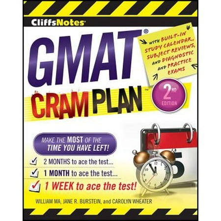 CliffsNotes GMAT Cram Plan, 2nd Edition - eBook (Best Gmat Study Plan)
