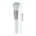 thumbnail image 2 of Unique Bargains 12 Pcs Lightweight Makeup Brush for Business Travel Blue Synthetic Fiber Hair Plastic Handle Aluminum Tube, 2 of 5