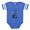 Royal Blue, variant on CafePress - Pro Ukraine Support Ukraini - Cute Infant Baby Football Bodysuit