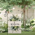 thumbnail image 3 of Newhomestyle Spring Floral Welcome Garden Flag 12×18 inch Double Sided Seasonal Outside Decor, 3 of 6