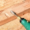 thumbnail image 4 of EeaseMX Juego de 5 brocas de tres hojas para tallado de madera, cabezal de taladro eléctrico, cabezal de corte para tallado y grabado, fresa para carpintería en casa y taller (plata, 3 mm), 4 of 7