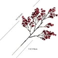 thumbnail image 2 of 6-Bundle Artificial Berry Branch Bouquet Dense Foliage Design For Home Decor Accents Vase Arrangement And Holiday Party Decoration,Green, 2 of 5