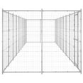 thumbnail image 2 of vidaXL Outdoor Dog Kennel Galvanised Steel 21.78 m², 2 of 4
