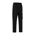 thumbnail image 3 of Tauxra Utility Pants for Men with Multiple Pockets, Straight Leg, Comfortable Elastic Waistband, for Work, Casual, Outdoor, 3 of 9