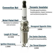 4 pack UF549 Ignition Coils pack and Spark Plug Fit for Nissan Altima Sentra Rogue Versa