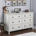 thumbnail image 3 of evolur Julienne Double Dresser - Antique Grey Mist, 3 of 7