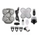 thumbnail image 1 of Maquinilla de afeitar eléctrica 5 en 1 para hombres, regalos para hombres, papá, recargable por USB, pantalla LED húmeda y seca, afeitadoras de cabeza , Plata Sunnimix Afeitadora eléctrica, 1 of 8