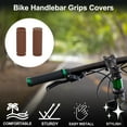 thumbnail image 2 of Cubiertas de empuñaduras de manillar de bicicleta Unique Bargains de 85 mm de largo, ligeras, protectores de extremo de ciclismo, marrón, 1 par, 2 of 6