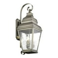 thumbnail image 3 of Beaumont Lane 3 Light Outdoor Wall Lantern in Vintage Pewter, 3 of 7