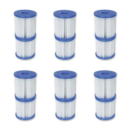 Bestway Flowclear Type V/Type K 330 GPH Replacement Filter Cartridge (6 (Best Way To Filter Water)