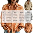 thumbnail image 3 of Men's 70s Vintage Flower Print Button Shirt Casual Relaxed Vacation Top Bohemian Resort Holiday Wear Tunic, 3 of 5