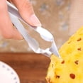 thumbnail image 4 of Cheers Pineapple Eye Clip Rustproof Non-slip Good Grip Convenient Hanging Food Grade Labor Saving Stainless Steel Sharp Blade Pineapple Eye Remover Kitchen Tool, 4 of 8