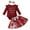 Red, variant on Zshosam Fall Outfits Baby Girl Newborn Baby Girl Outfit Long Sleeve Newborn Infant Romper Skirts Sets Size 0 6 Months,(Red 0-6 Months)
