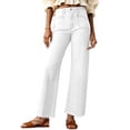 thumbnail image 3 of High Waist Casual Women Ankle Jeans Straight Leg Denim Pants, 3 of 7