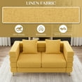 thumbnail image 4 of Rophefx Mid Century 2-Seater Sofa Couch for Bedroom, Living Room, Lounges, Office, Apartment, 4 of 7