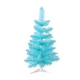 thumbnail image 2 of 17.7in Mini Christmas Tree,Artificial Blue Christmas Tree,Small Snowy Artificial Xmas Tree,Desktop Xmas Tree for Holiday Decor, 2 of 7