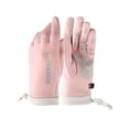 thumbnail image 2 of Spencer Womens Winter Warm Gloves Fleeced Lined Adult Snow Ski Glove, Touch Screen Fingers, Waterproof Windproof Gloves for Driving Biking Running (Pink), 2 of 10