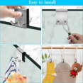 thumbnail image 3 of 2PCS Double Shower Screen Hook for Kitchen Bathroom Frameless Glass Shower Door(6-11mm), 3 of 4