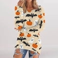 thumbnail image 1 of IMENGL Fashionable casual printed pullover with pockets plush, Gold M, Size M-4XL, 1 of 5