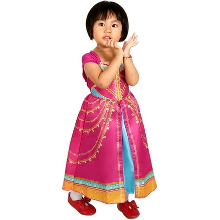 Aladdin Pink Jasmine Costume for Children，Girls Princess Costume Toddler  Christmas Party Dress Up