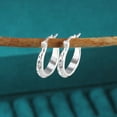 thumbnail image 6 of Alexcraft Hammered Hoop Earrings For Women Gold Chunky Teardrop Shape Thick Hoops Earrings Hypoallergenic for Sensitive Hoop Earrings Jewelry, 6 of 6