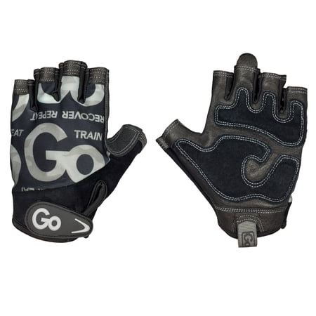 GoFit GF-MLG-M/CAM Men’s Premium Leather Elite Trainer Gloves (Medium)