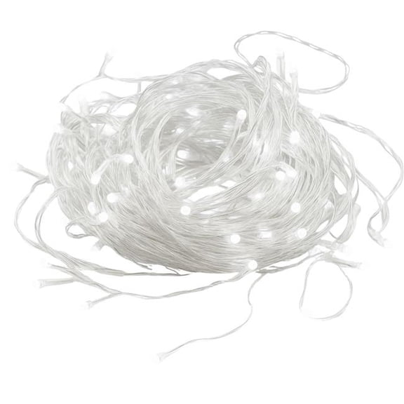 Elegani 200 LED Cool White Curtain String Lights – 6.6ft x 6.6ft Plug-In with 8 Lighting Modes, Indoor/Outdoor