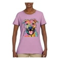 thumbnail image 3 of Dean Russo Best Dog Dog Lover Womens Graphic T-Shirt, Light Pink, Medium, 3 of 6