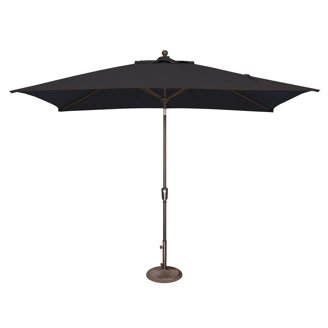 bali 10 ft sunbrella patio umbrella Tilt Brand Grand patio Material Aluminum Color Aruba SimplyShade Bali 10' Square Cantilever