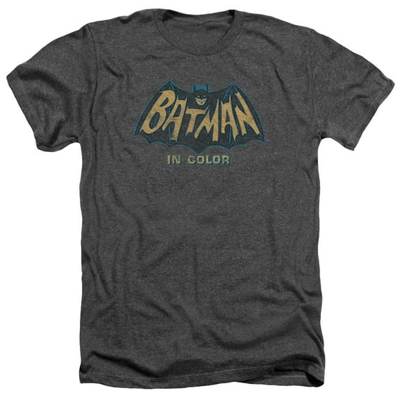 Batman Classic Tv - In Color - Heather Short Sleeve Shirt - Medium